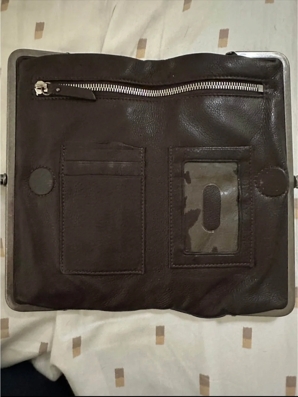 Genuine HOBO Brown Leather Women’s Clutch Wallet